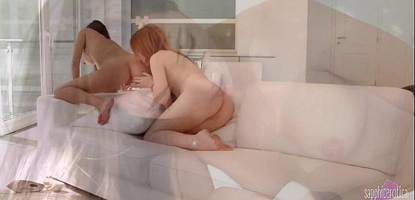  Frida Sante licks and kisses Alegra on Sapphic Erotica in lesbian sex scene